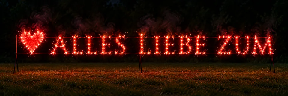 Lichterbild "Alles Liebe zum "